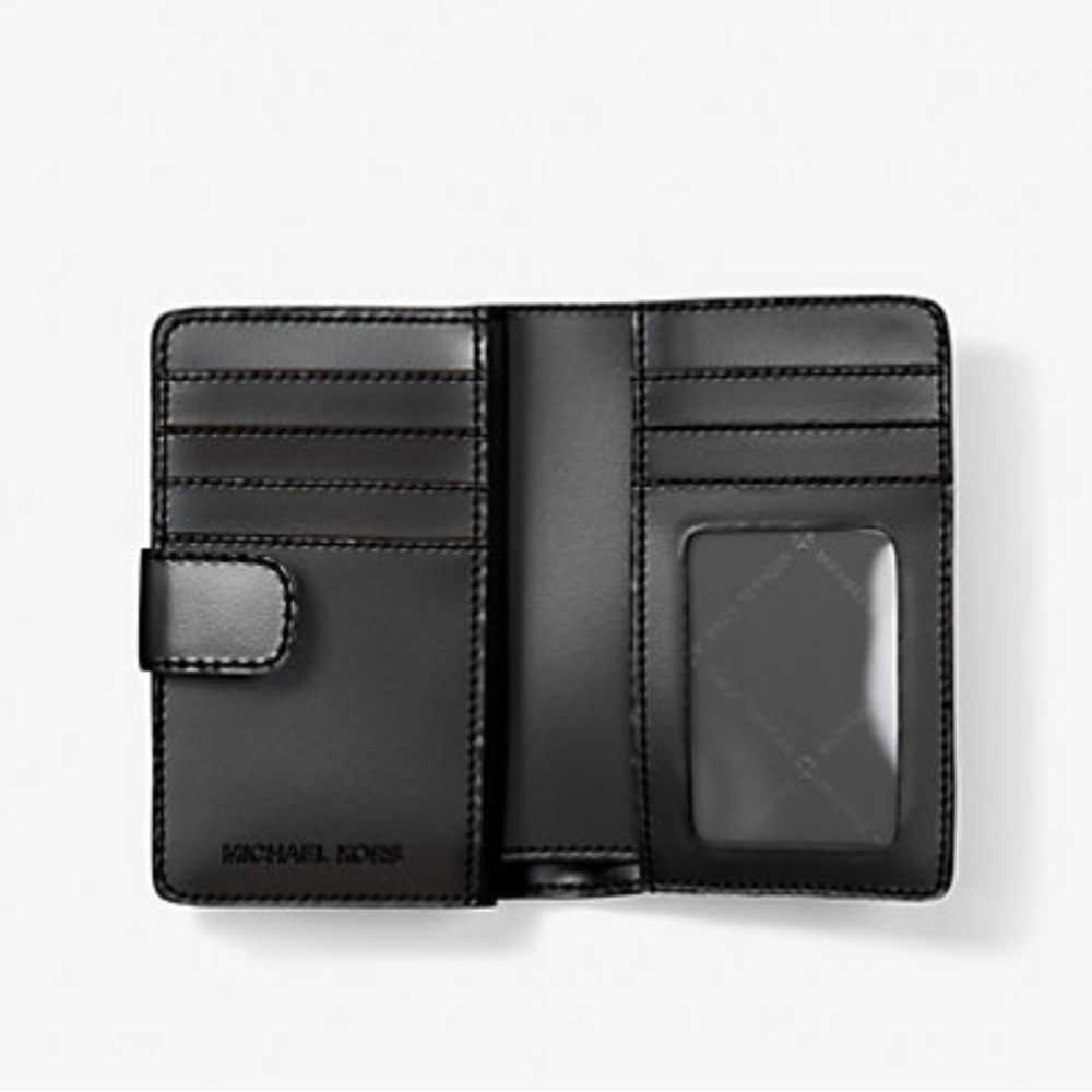 Michael Kors Jet Set Medium Floral Print Bi-Fold Wallet
Black 
NWT - Picture 14 of 16